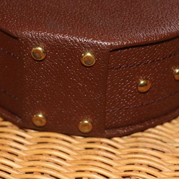 UNIQUE VINTAGE ROUND HANDBAG - Picture 2 of 8